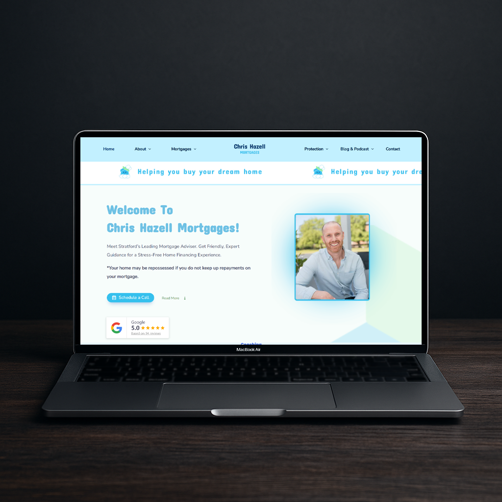 Chris Hazell Mortgages – Website Rebuild & Digital Upgrade