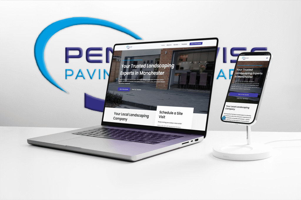 Penneywise Paving & Landscapes – Complete Website Rebuild for a Growing Trades Business